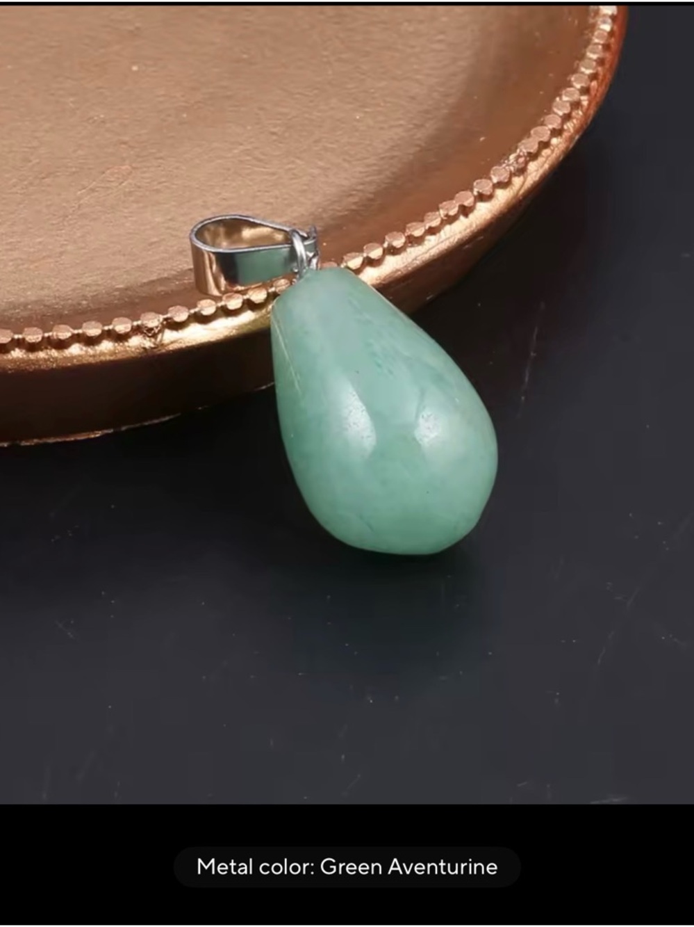 Elegant Green Aventurine Necklace